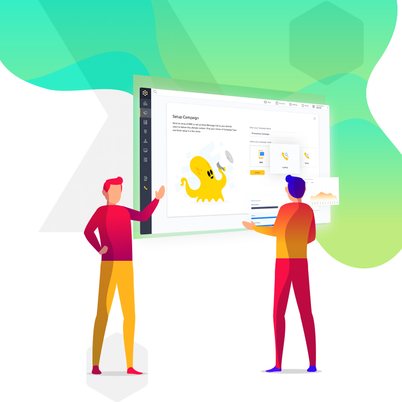 Enterprises can customize each customer interaction through Kaleyra Hexa