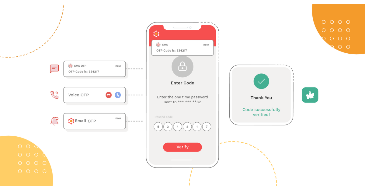 One time password OTP verification API