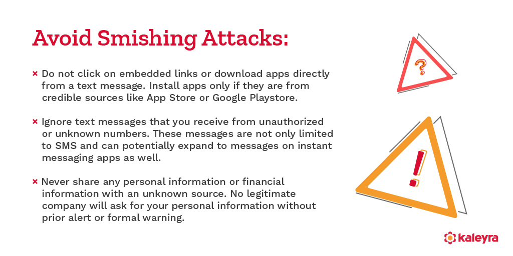 How To Avoid SMS Phishing Attacks