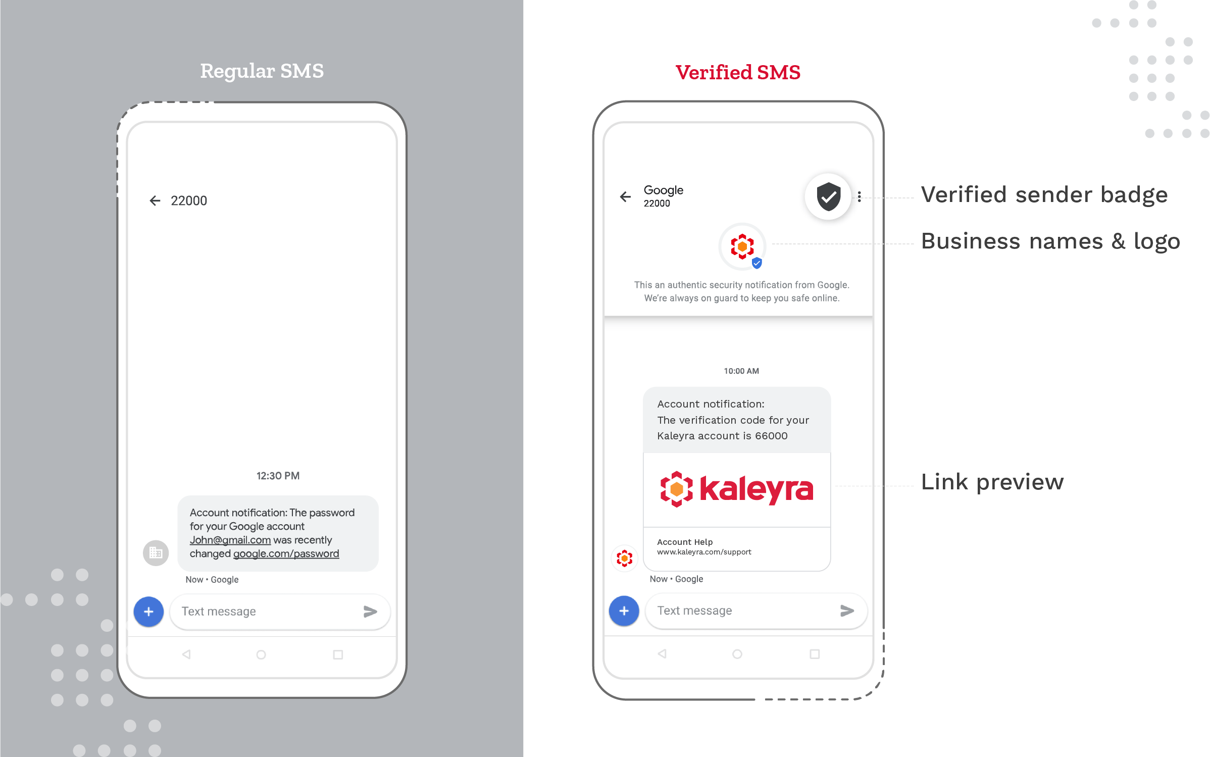 Provide a new user experience with Verified SMS