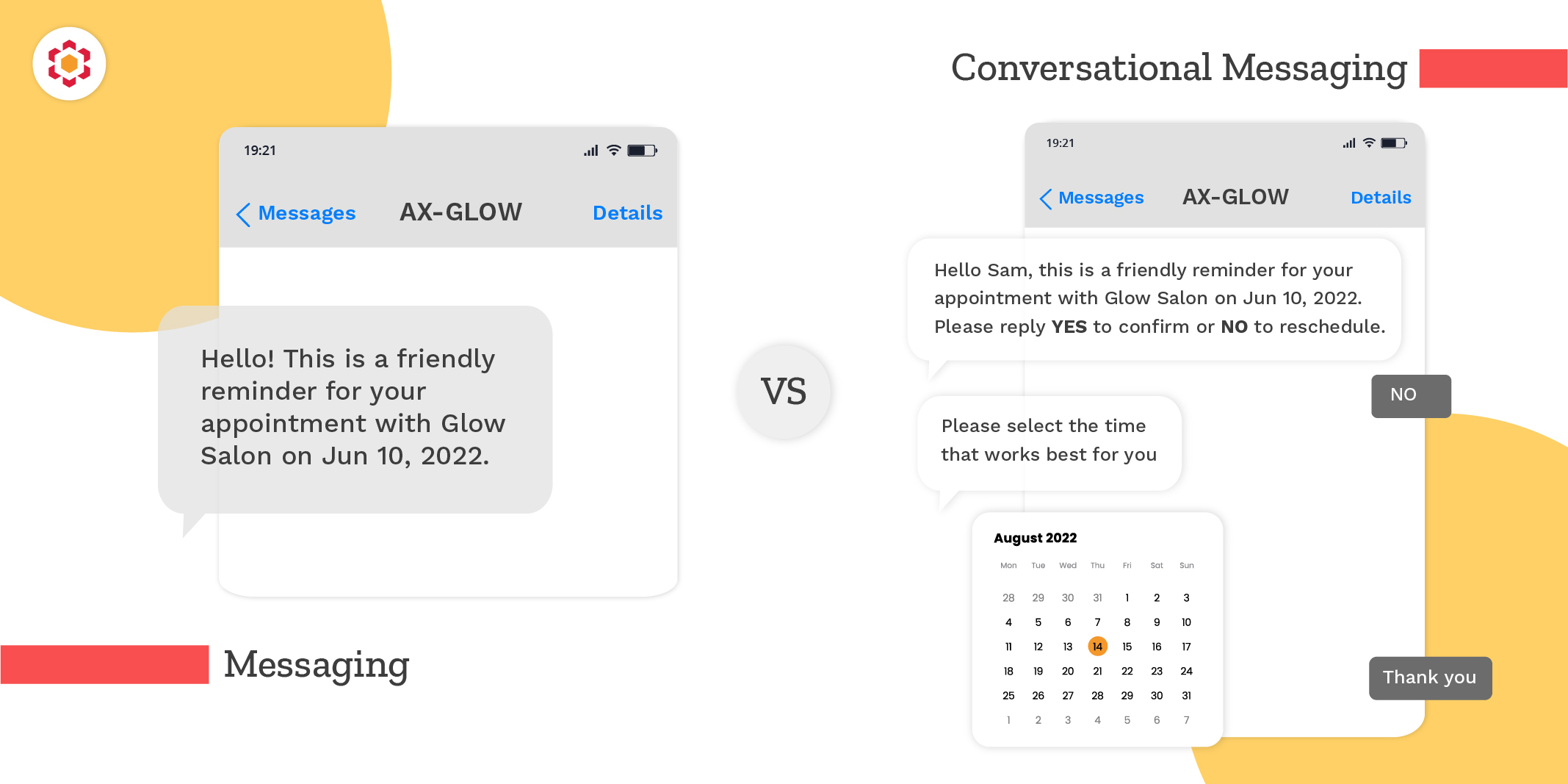 Conversational Messages vs one-way messages