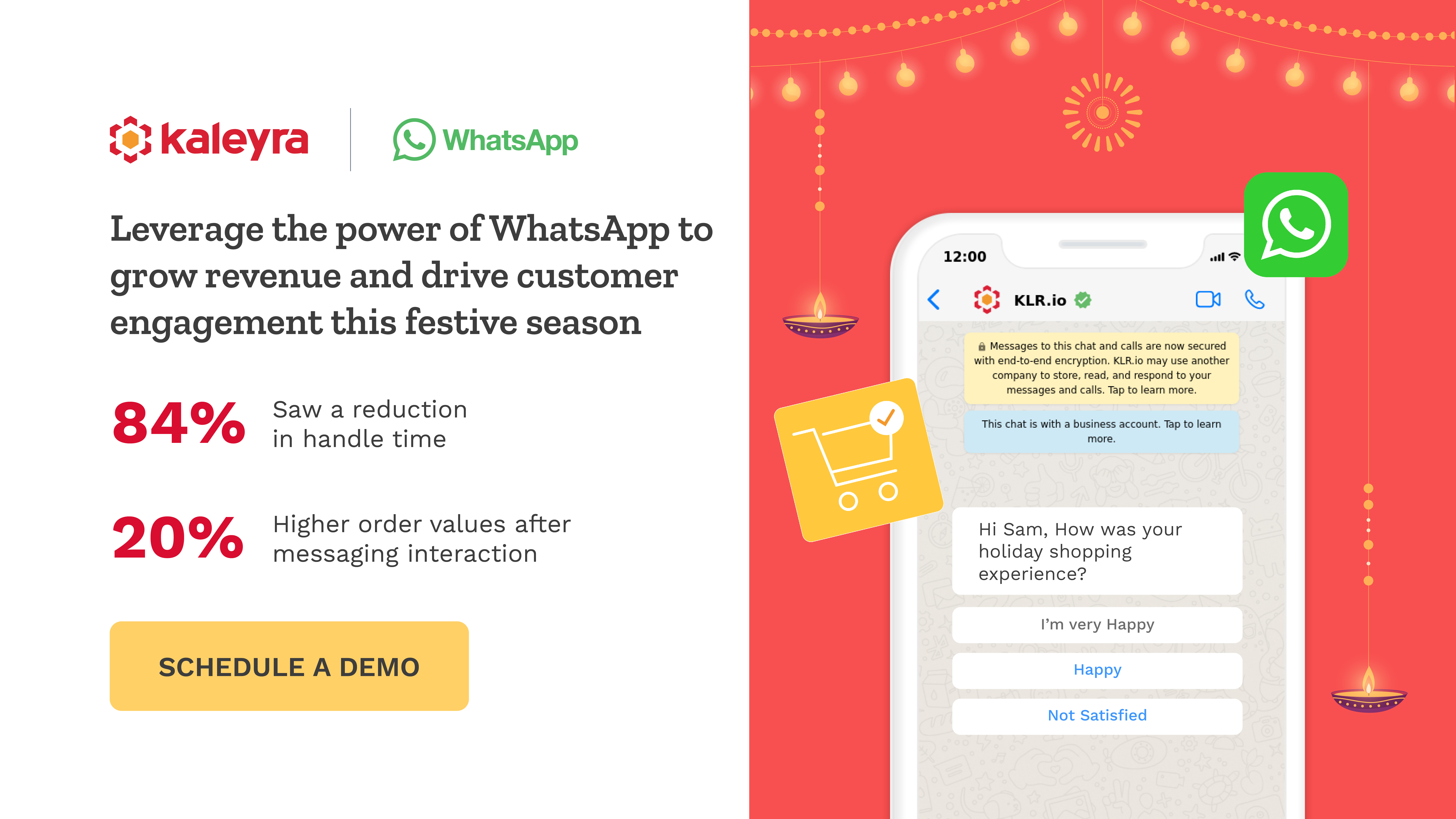 Collect Feedback From New and Existing Customers

Holiday marketing campaigns can lure in new customers. By sharing surveys on WhatsApp, you can uncover any challenges that new customers may have had, allowing you to address these concerns promptly. Incorporating surveys into your onboarding process on WhatsApp helps improve customer satisfaction. 

WhatsApp is an excellent channel for gathering feedback because it is easier for customers to share their opinions in real-time.  Collecting feedback helps you assess your brand perception and make any necessary changes in procedure accordingly. 

WhatsApp marketing campaigns feedback